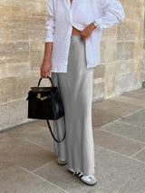 Yüksek Bel Kravatlı İnce Deniz Kızı Etek