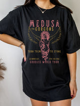 Yunan Tanrıçası Medusa Tee Vintage Band T Shirt