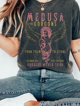 Yunan Tanrıçası Medusa Tee Vintage Band T Shirt