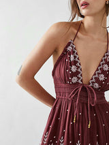 Gerçek Aşk İşlemeli Elbise