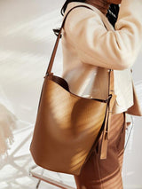 Yumuşak deri ayarlanabilir kovabag