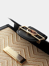 Colorblock Saddle Crossbody Bag