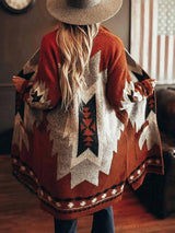 Günlük Gevşek Uzun Kollu Ceket