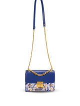 Unique Pattern Brown Top Handle Shoulder Bag