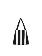 Colorblock Knit Tote Bag