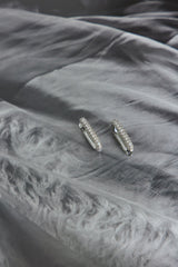 18 Ayar Altın Kaplama Özel Tılsım Küpe Gümüş