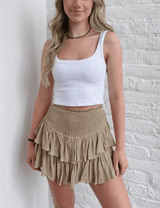 Delilah Fırfırlı Mini Etek