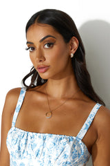 18 Ayar Altın Kaplama Sevgiliye Hediye Kolye Altın