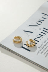 18 Ayar Altın Kaplama Her Kız Halka Küpe Altın