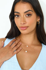 18 Ayar Altın Kaplama Okyanus Sürpriz Kolye Altın