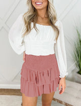 Delilah Fırfırlı Mini Etek