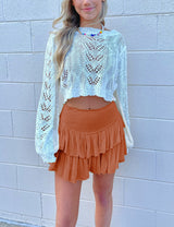 Delilah Fırfırlı Mini Etek