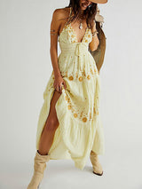 Gerçek Aşk İşlemeli Elbise