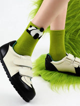 Eğlenceli ve Sevimli Çizgi Desenli Pamuk Çorap