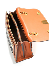 G-Jacquard Fabric Crossbody Shoulder Bag