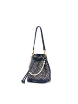 Jacquard Star Crossbody Bucket Bag