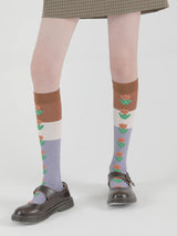 Sweet Desenli Diz Altı Çorap