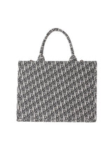 New Creative Canvas Tote Bag with Chinese-Inspired Print