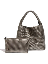 Geri Dönüşümlü Vegan Intrecciato Omuz Çantası