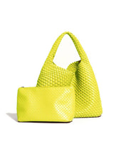 Geri Dönüşümlü Vegan Intrecciato Omuz Çantası