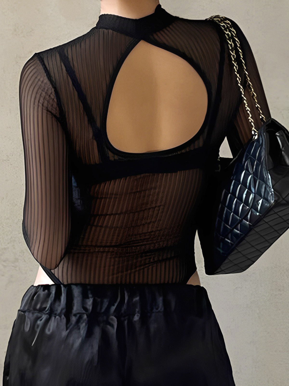 File Açık Sırt Kesimli Body