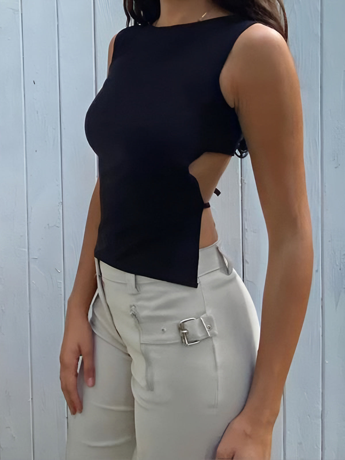 Leisure Düğümlü Kesikli Tank Top