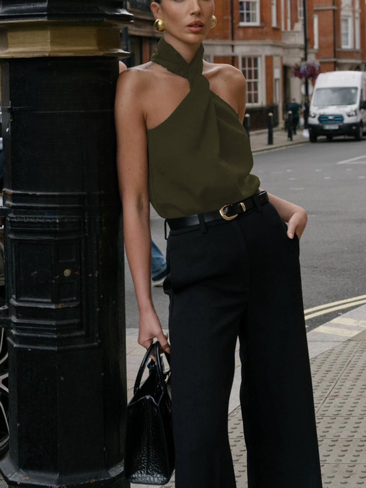 Çapraz Askılı Tank Top
