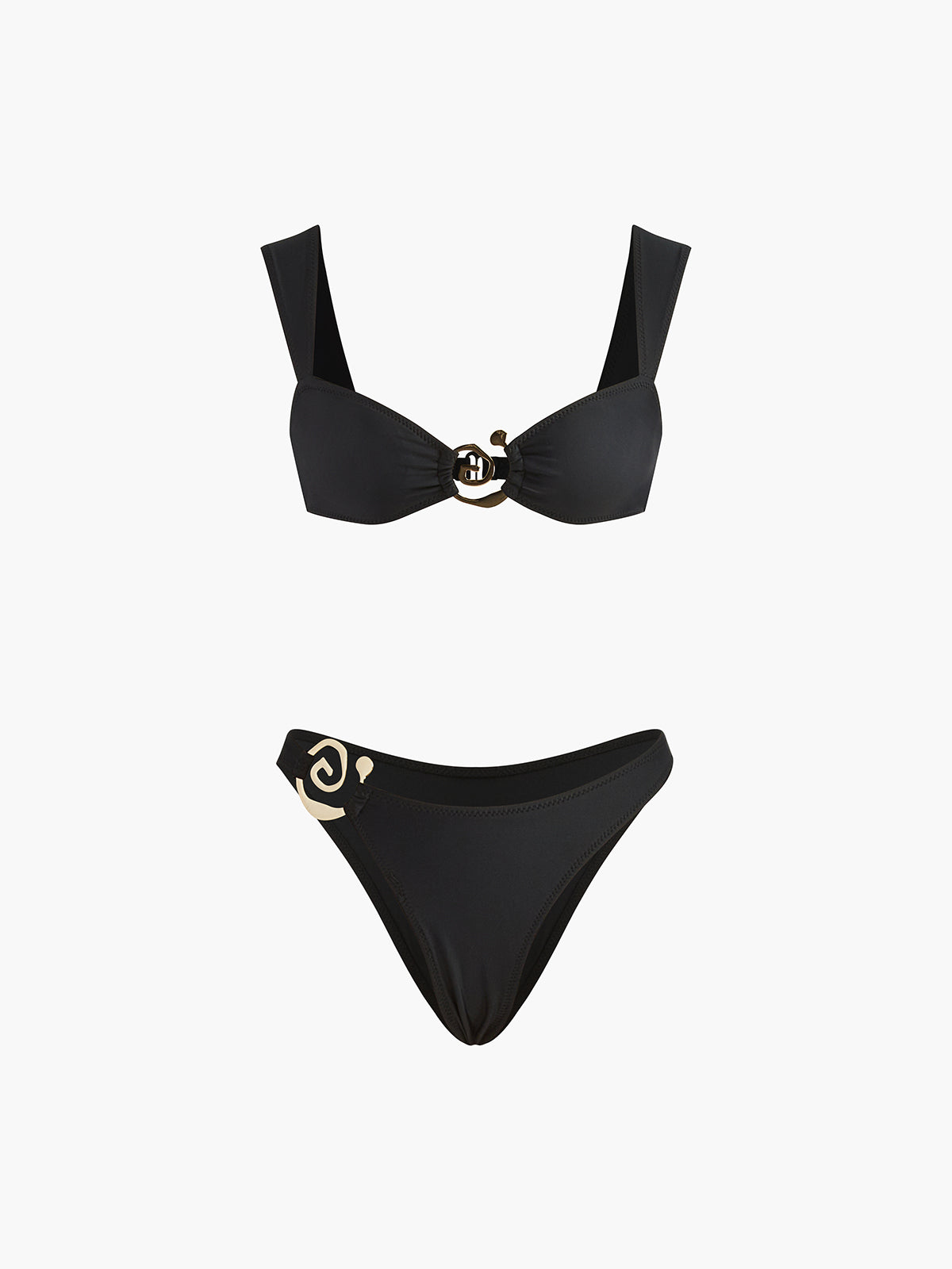 Altın Spiral Bikini Seti