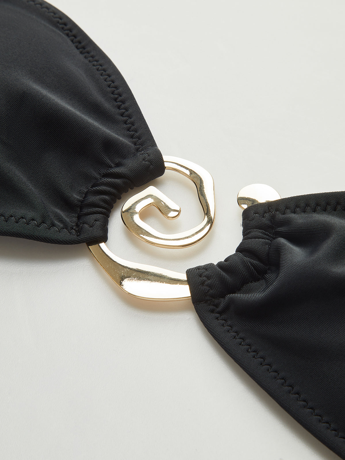 Altın Spiral Bikini Seti