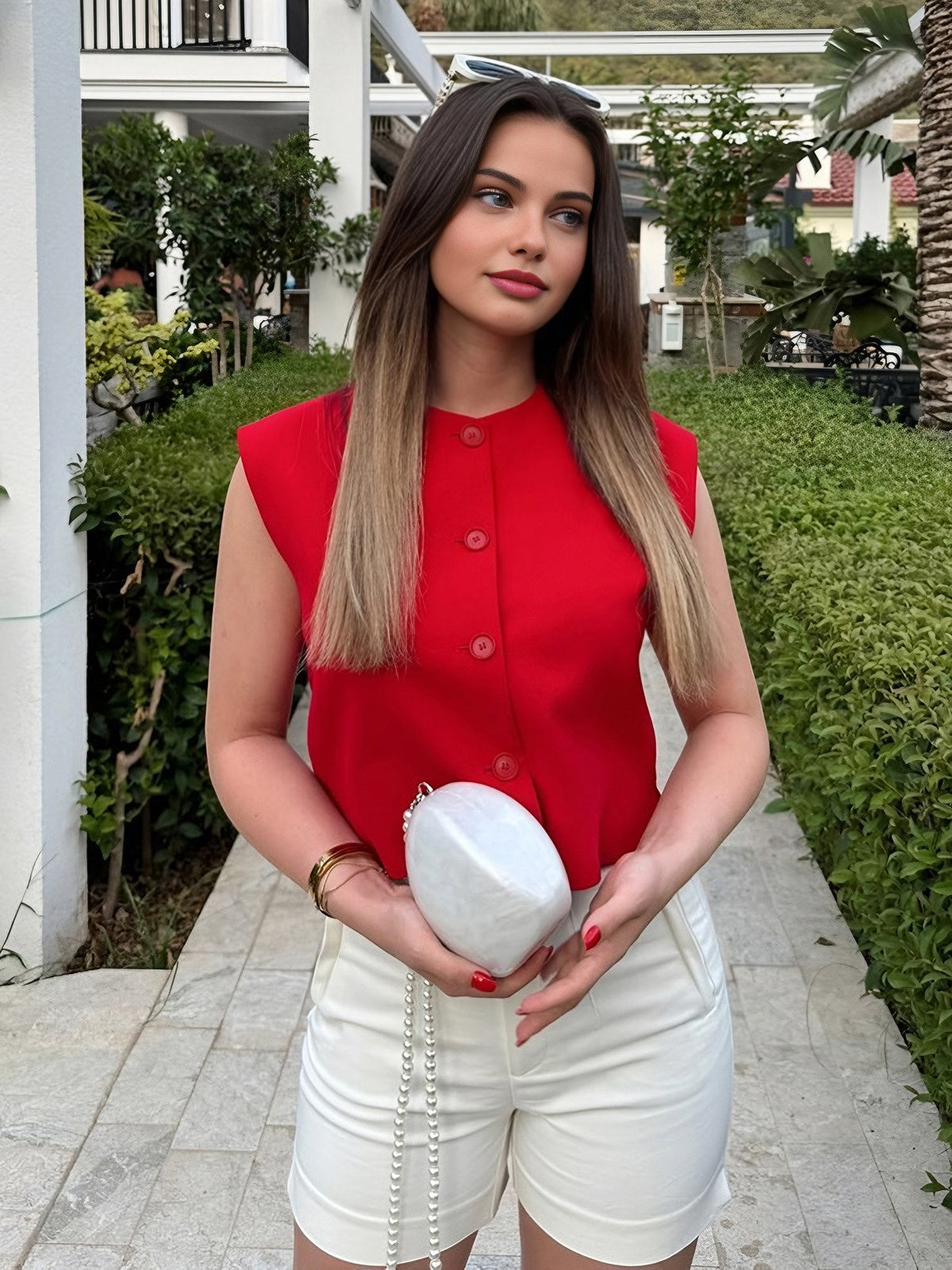 Spor Kolsuz Düğmeli Yelek