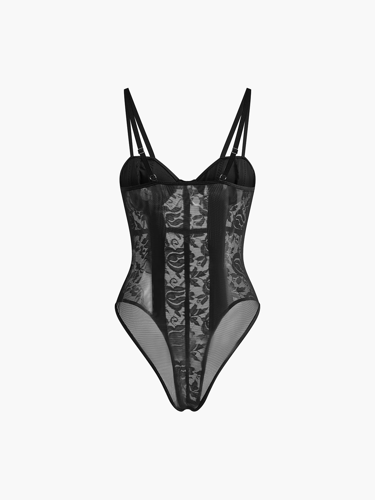 Dantel Şeffaf Sevgili Korse Body