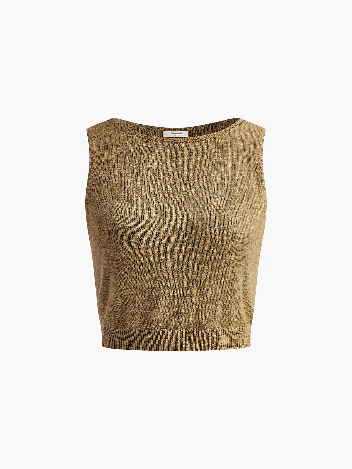 Pamuk Karışımlı Kısa Tank Top