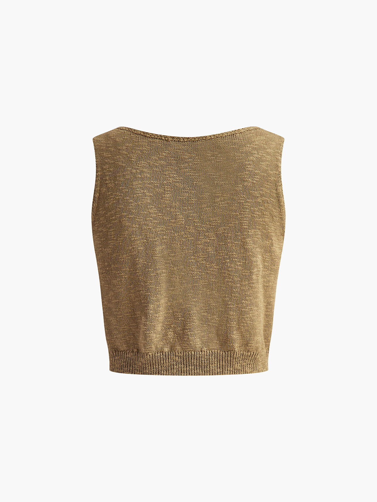 Pamuk Karışımlı Kısa Tank Top