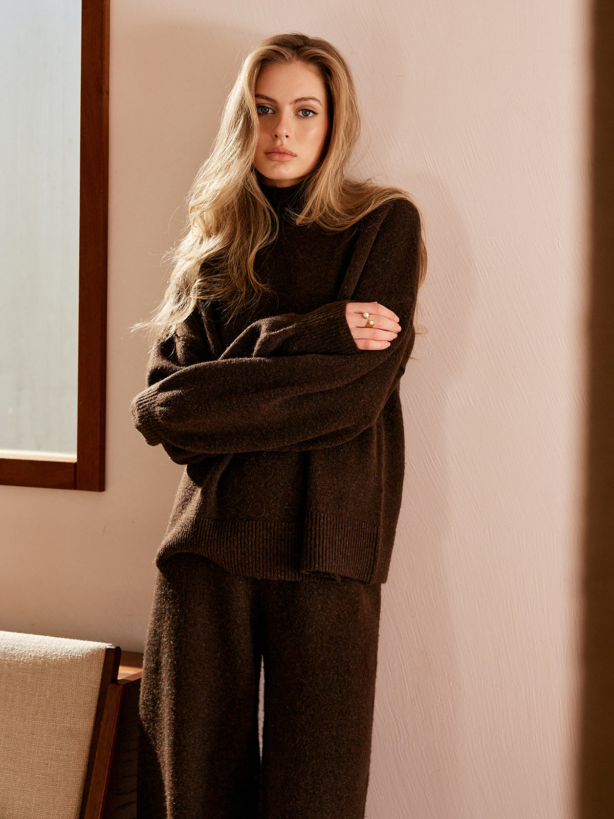 Temel Balıkçı Yakalı Sweatshirt
