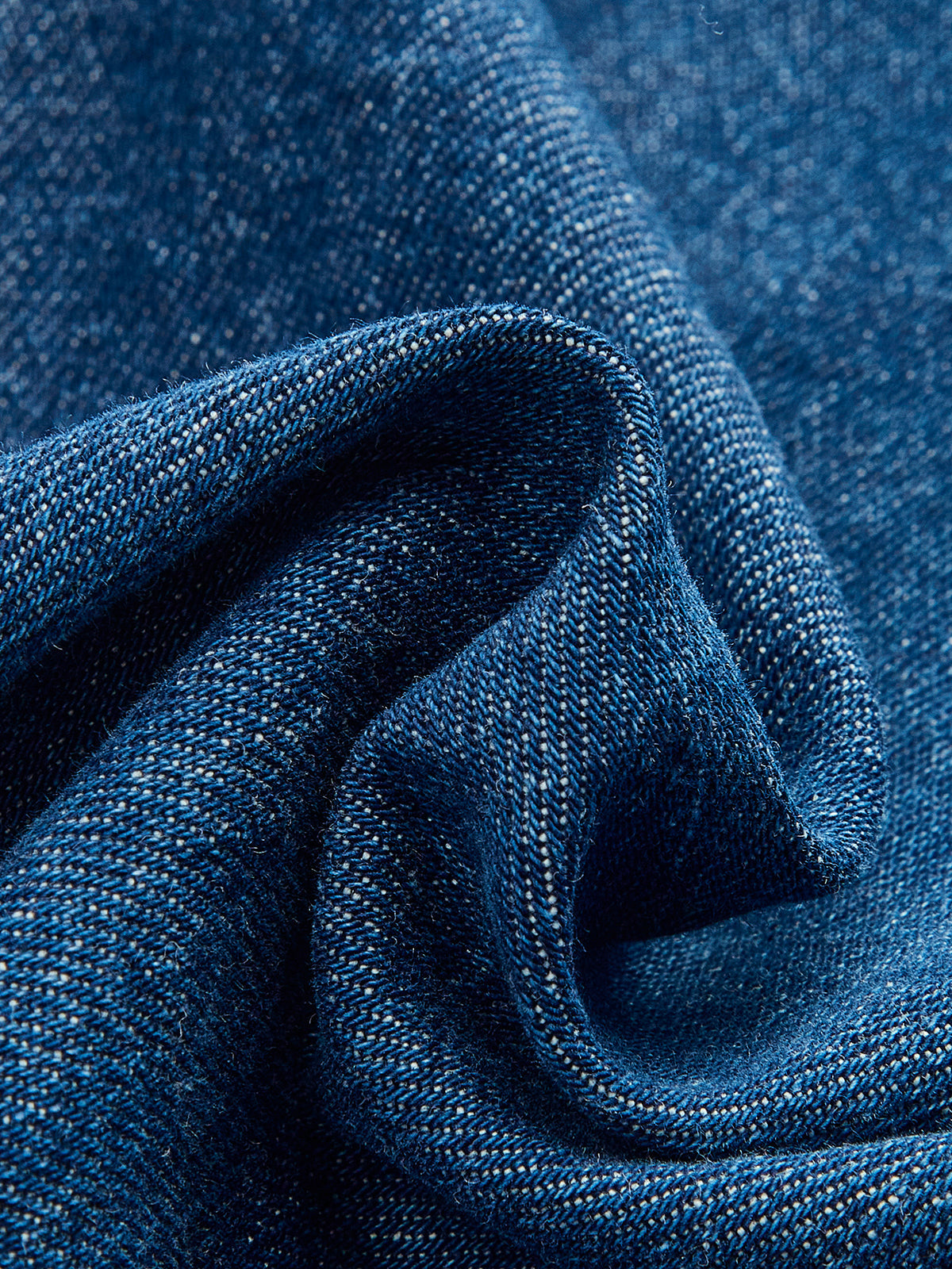 Metal Düğme Bağlamalı Denim V Yaka Şort Takımı