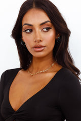 18 Ayar Altın Kaplama Zincirli Kolye