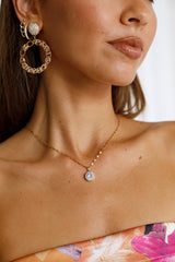 18 Ayar Altın Kaplama Yeni Evren Kolye