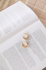 18 Ayar Altın Kaplama Meyankökü Düşler Küpe