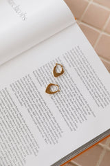 18K Altın Kaplama Zaman Benim İçin Küpe