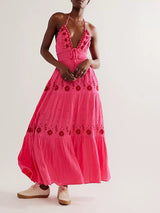 Gerçek Aşk İşlemeli Elbise