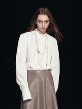 Balıkçı Yaka Puf Kol Bluz