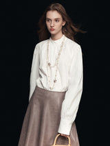 Balıkçı Yaka Puf Kol Bluz