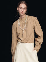 Balıkçı Yaka Puf Kol Bluz