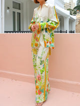 Tatil Hazır Tie-Dye Pantolon Takımı