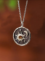 Boho Güneş Ay Kolye