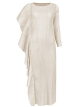 Bayanlar Üst Düzey Asimetrik Düz Renk Patchwork Elbise