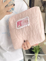 Dikişli Patchwork Makyaj Çantası