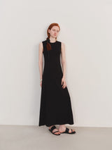 Örgü Kolsuz Elbise