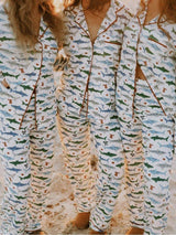 Okyanus Stili Köpekbalığı Pijama Takımı