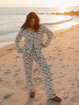 Okyanus Stili Köpekbalığı Pijama Takımı